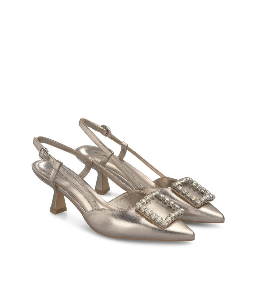 Pumps | Alma En Pena Square Brooch Heeled Shoes