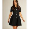 Short Dresses | Alma En Pena Jewel Knitted Button Dress