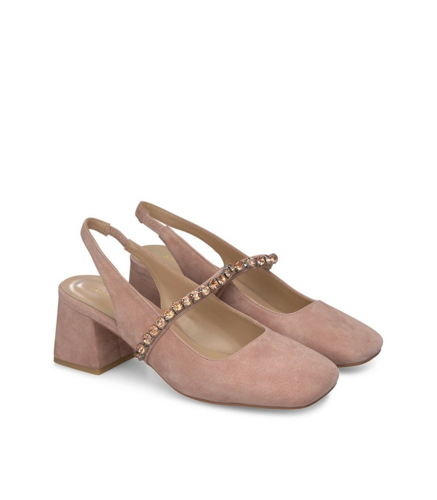 Pumps | Alma En Pena Shoe With Rhinestones Strap