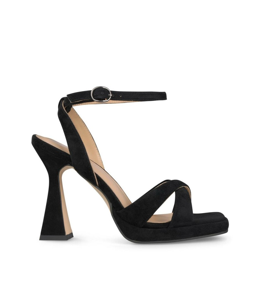 High Heel Sandals | Alma En Pena Sandalia Tacon Tiras Cruzadas